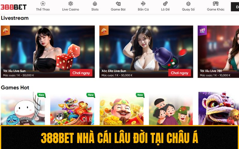 388BET nhà cái lâu đời tại châu Á 